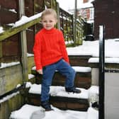 Miles Blackhurst, four, will be doing a stair climb for the Children's Heart Surgery Fund's Wear Red Day. Picture: Jonathan Gawthorpe