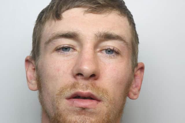 Arron Applegarth was jailed for 40 months for burgling student houses in Hyde Park.