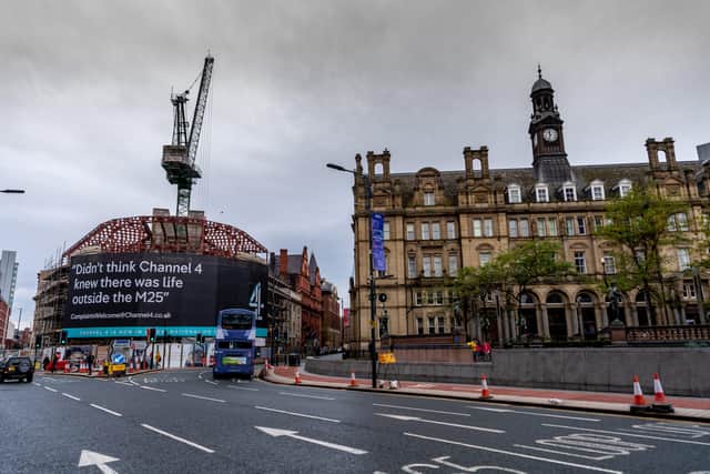 Date: 7th October 2019.Picture James Hardisty.The majestic building City Square, Leeds, soon to be home to Channel 4.