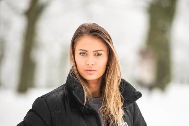 Annabelle Smith, from Leeds, has lost her job three times since the Covid pandemic began. Photos: SWNS