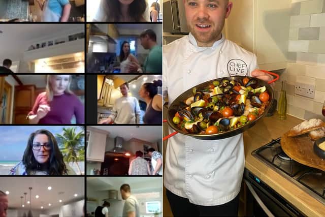 Chef Doug Crampton, 32, hosts at least two sessions a month - raising money for a cause close to his heart