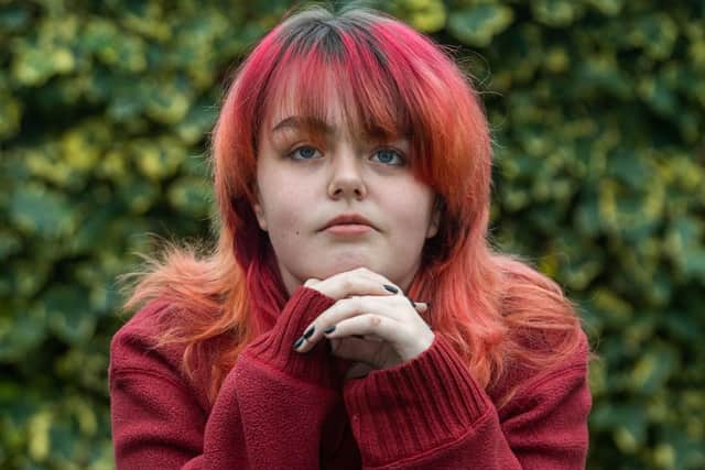 Ellie Davies, aged 14, of Pudsey, Leeds, has regular counselling sessions to help with anxiety problems has urged young people who may be suffering mental health problems during the Covid  pandemic to seek help.