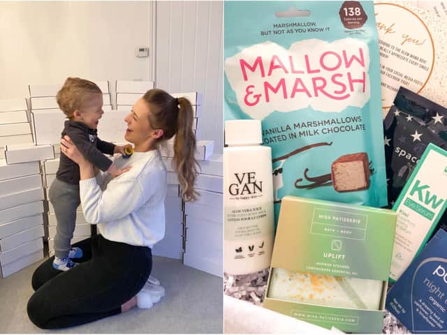 Danielle Campey founded Glow Mama Box to encourage new mums to practice self cafe