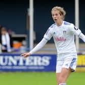 Abbie Brown in action for Leeds United Women (Picture: Steve Riding)