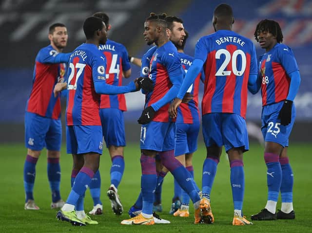 Crystal Palace celebrate in the Premier League. Pic: Getty