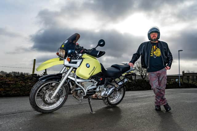 Richard Manton is a rep for the Leeds and Bradford branch of the Motorcycle Action Group. Picture: James Hardisty