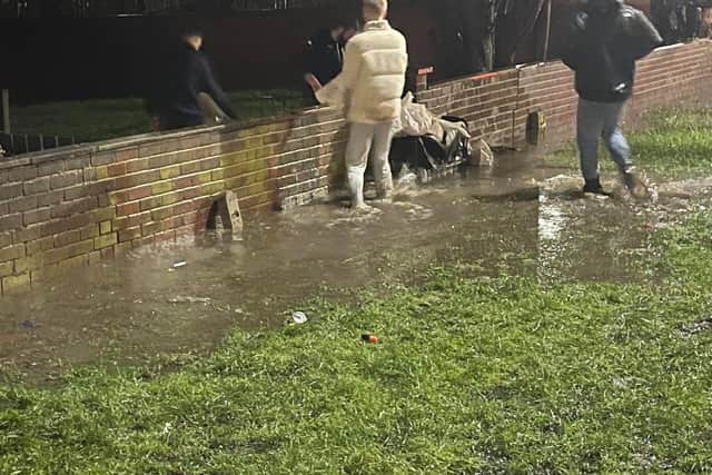 In Wortley, two young residents helped to save their community after significant flooding at the Branch Road junction of the ring road.