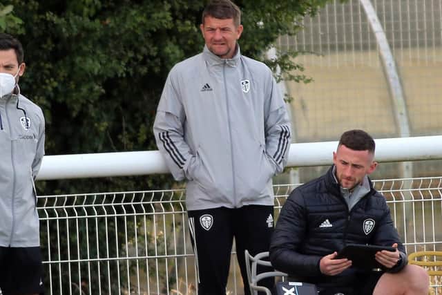 Leeds United Under-23s boss Mark Jackson. Pic: LUFC