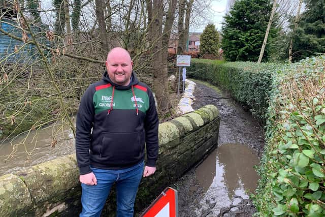 However, resident Craig Hustwit, 37, said "community spirit" was the main factor in stopping the flooding - with residents from across the estate pitching in to help.