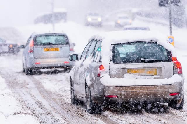 The Met Office has said there could be some traffic and travel delays throughout the day