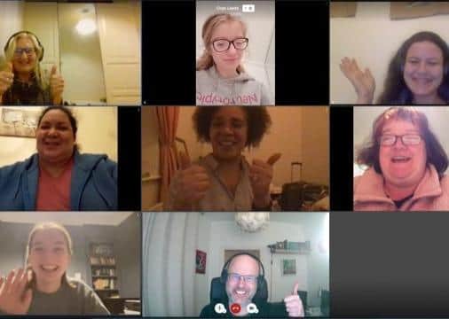 Some of the core team of the Clear Out Your Closet (COYC) collective, which has become a user-led peer support group.