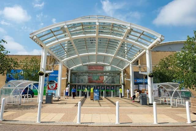 White Rose Shopping Centre.