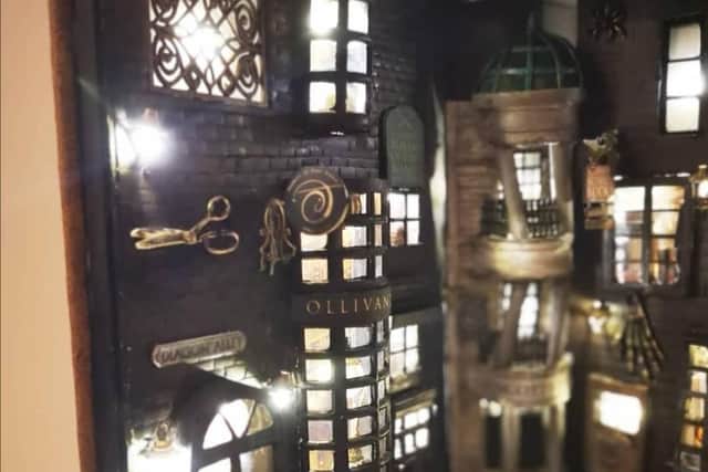 Diagon Alley from the Harry Potter films.