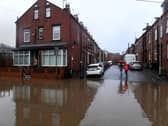 Branch Road in Leeds was flooded over the weekend