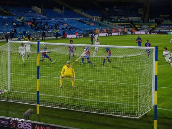 PLAN A - Leeds United continue to play the Marcelo Bielsa inspired football that worked a treat in the Championship. It was on show in the 2-0 win over Crystal Palace. Pic: Bruce Rollinson