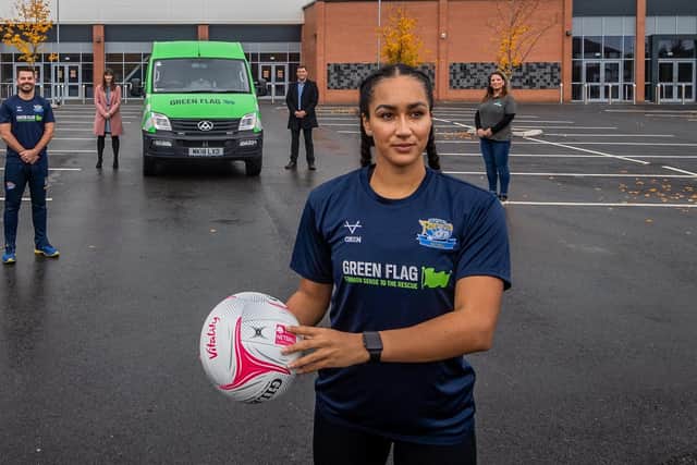 Brie Grierson, will be part of Leeds Rhinos netball leadership group. Picture: James Hardisty.