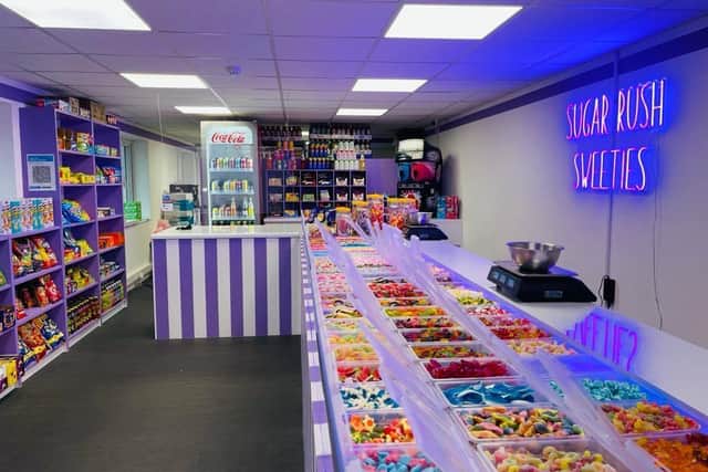 One of the largest pick n mix counters in Yorkshire.