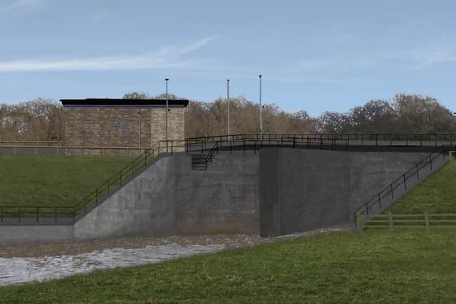 An artist's impression of the planned work at Apperley Bridge.