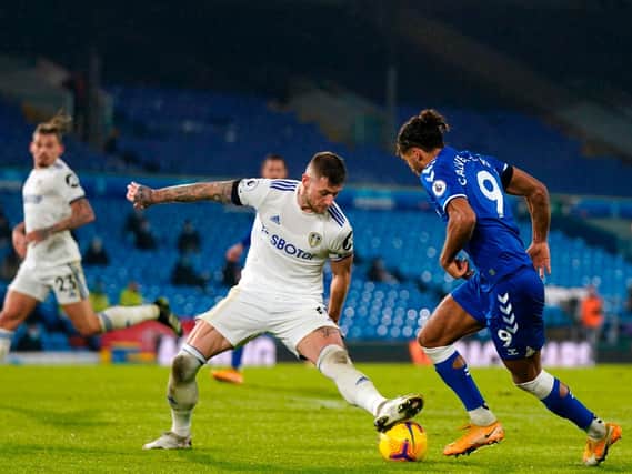 BUSY DEFENDER - In the Premier League Liam Cooper is making more tackles and blocks than ever before as a Leeds United player. Pic: Getty
