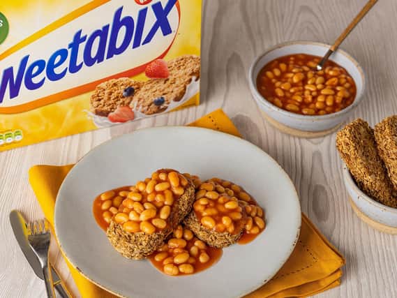 Weetabix suggested to its customers on Twitter that they should eat Heinz Baked Beans on the cereal (photo: Weetabix)