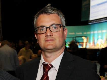 The soon-to-be new leader of the council, James Lewis