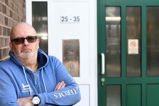 The ex-forces man from Bramley has been battling Leeds Council for months