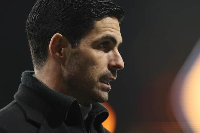 Arsenal boss Mikel Arteta. Pic: Getty