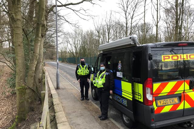 West Yorkshire Police has released a statement addressing social media rumours that officers were handing out Covid fines in a West Yorkshire park.