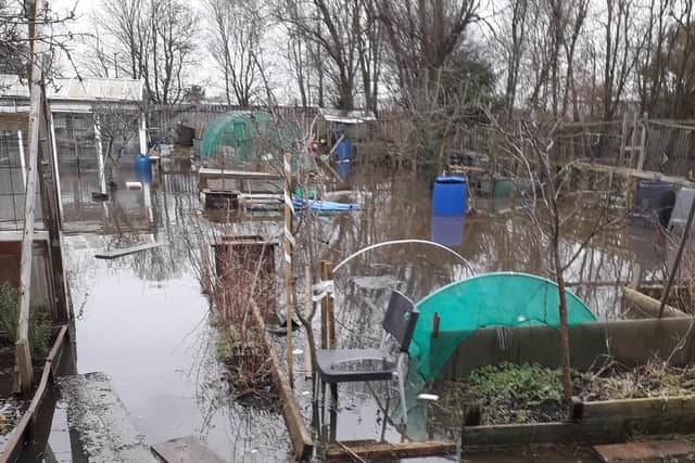 Les Walker, 60, said seven plots at the Dewsbury Road allotments have been affected by flooding in the last 12 months.