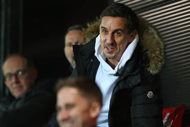 Former Manchester United player Gary Neville. Pic: Getty