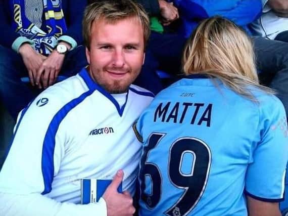 Are Mathisen at a pre-season game in Sandefjord, Norway.