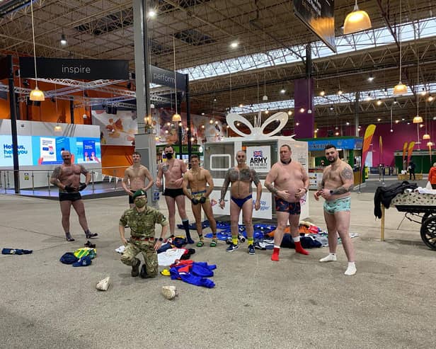 Leeds has already started "getting their kit off" for the campaign (photo: Change Grow Live)