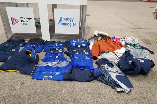 The campaign is encouraging people to donate clothes for the homeless (photo: Change Grow Live)