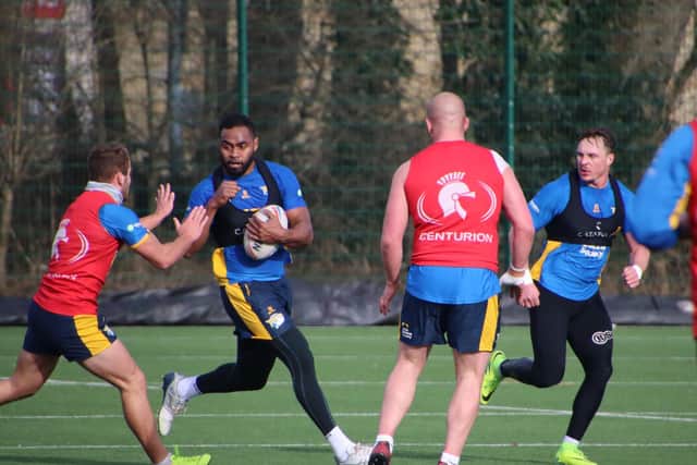 King V uniyayawa has begun training with Leeds Rhinos. Picture by Phil Daly/Leeds Rhinos