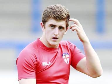 Joe Wardill played for England Academy 2016. Picture by Picture by Chris Mangnall/SWpix.com.