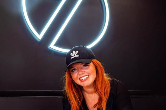 Carrie Rose, the founder of Rise at Seven. The company is offering students the chance to get their rent paid for and hands on work experience if they leave university to work for them. Photo: Rise at Seven