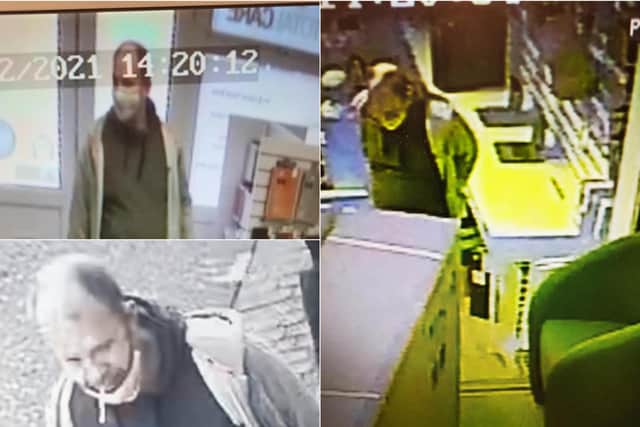 Police have launched a CCTV appeal after a laptop was stolen from a computer shop transforming devices for disadvantaged children.