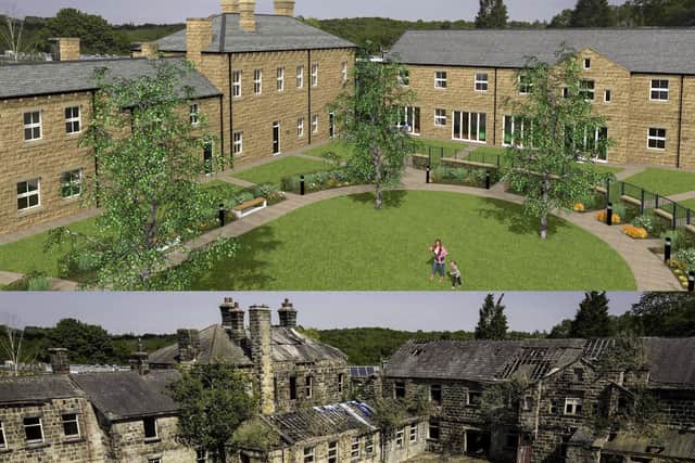 The proposal, if approved, will regenerate a derelict site and listed former school buildings on East Moor Lane in Adel
