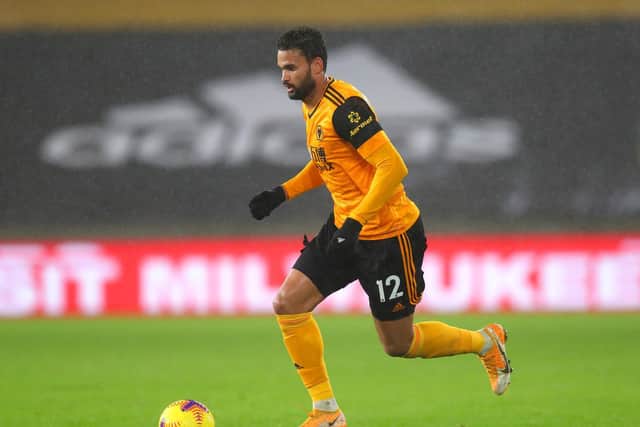 LEADING THE LINE: Real Sociedad loanee and January recruit Willian Jose, above, has played centrally in a front three for Wolves of late. Photo by Catherine Ivill/Getty Images