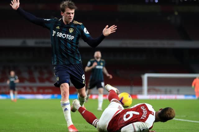 RECOVERY MISSION: For Leeds United and striker Patrick Bamford, above, pictured in last weekend's 4-2 defeat at Arsenal. Photo by Adam Davy - Pool/Getty Images.
