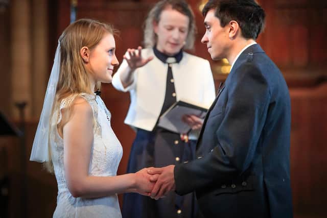 Will full weddings in Leeds resume this year? Photo: SWNS