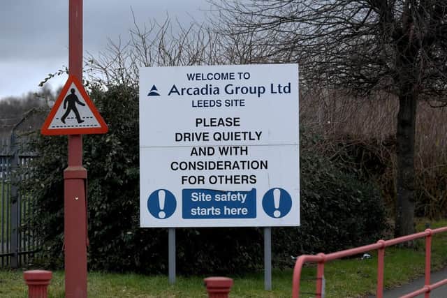 The Arcadia site in Burmantofts served as a distribution centre for stores including Dorothy Perkins, Wallis and Burtons. Picture: Simon Hulme
