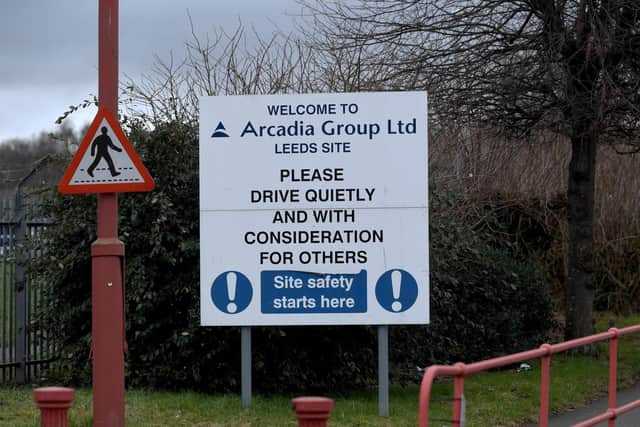 The Arcadia site in Burmantofts served as a distribution centre for stores including Dorothy Perkins, Wallis and Burtons. Picture: Simon Hulme