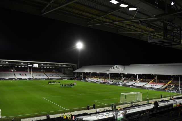 FRIDAY NIGHT LIVE: Leeds United will now take on Fulham at Craven Cottage, above, on Friday, March 19 for an 8pm kick-off, live on Sky Sports. Photo by Mike Hewitt/Getty Images.