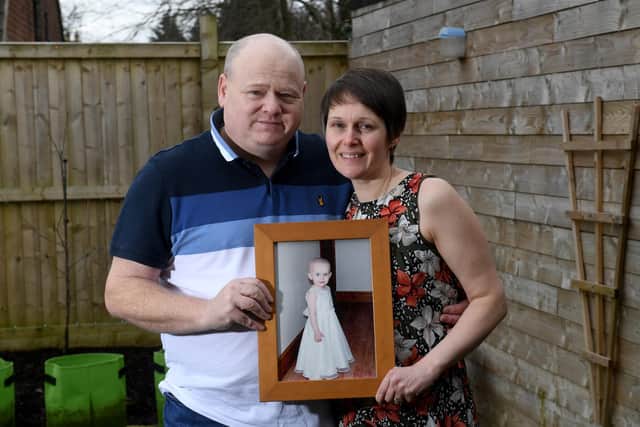Allen Hart and his wife Joanne, from Yeadon, lost their daughter Laura in 2007 after she was diagnosed with Wilms' Tumour