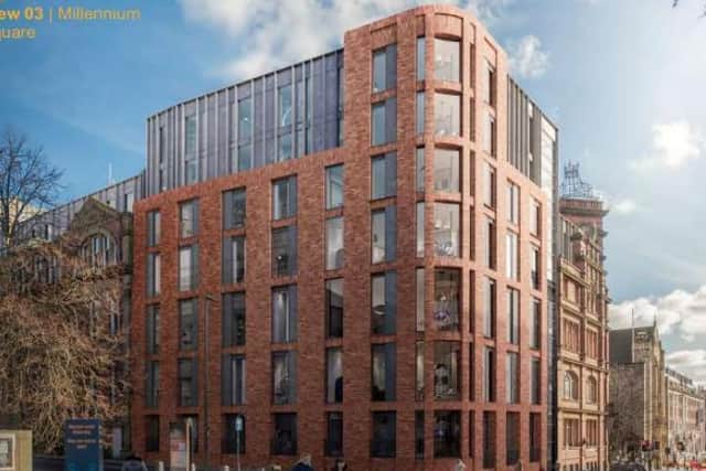 An artist's impression of the Leonardo Building.