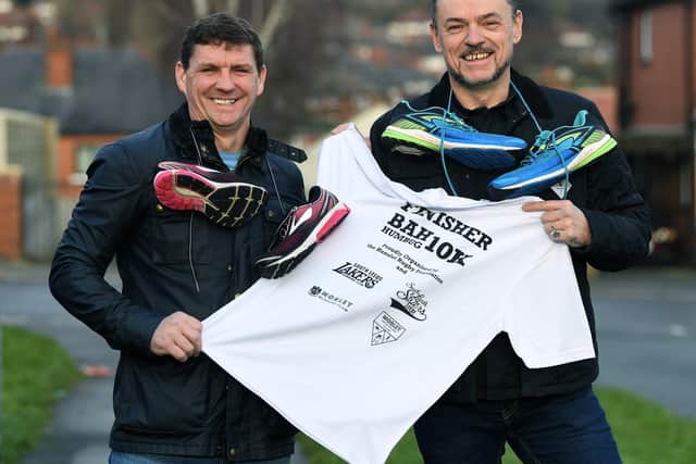 unning helped transform the lives of recovering alcoholics Dean Smith (right) and Jamie Hesleden (left) from Leeds. The two friends want to form the Recovery Runners Running Club.

Picture : Jonathan Gawthorpe