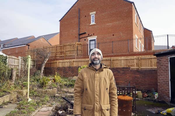 Looming large: Mr Arif says the development is an invasion of privacy.