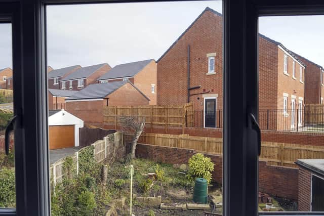 The Arifs' first floor is almost level with the new home's ground floor.