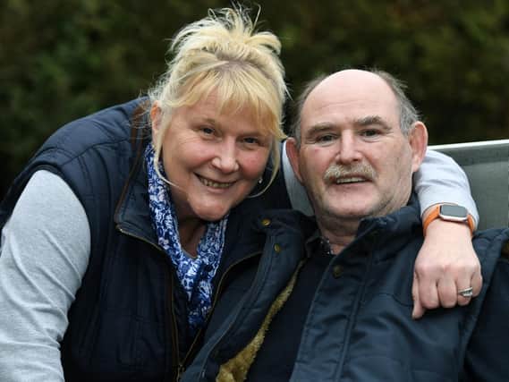 Andrew MacNamara from Tingley with his wife Janet.

Photo: Jonathan Gawthorpe.
